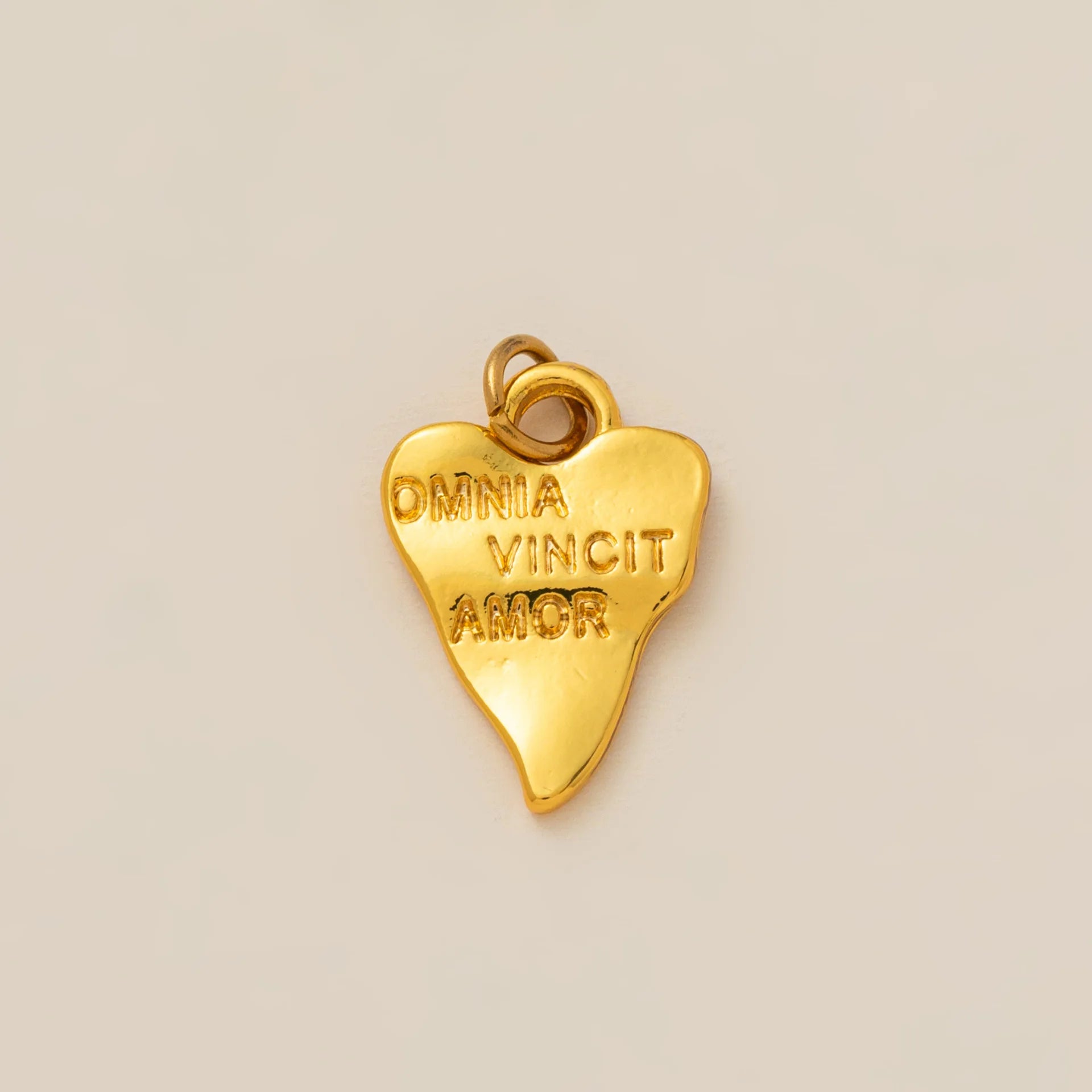Waterproof 18K Gold Plated Stainless Steel Charm Necklace, Horseshoe Coin Heart Crystal Freshwater Pearl Green Agate Pendant