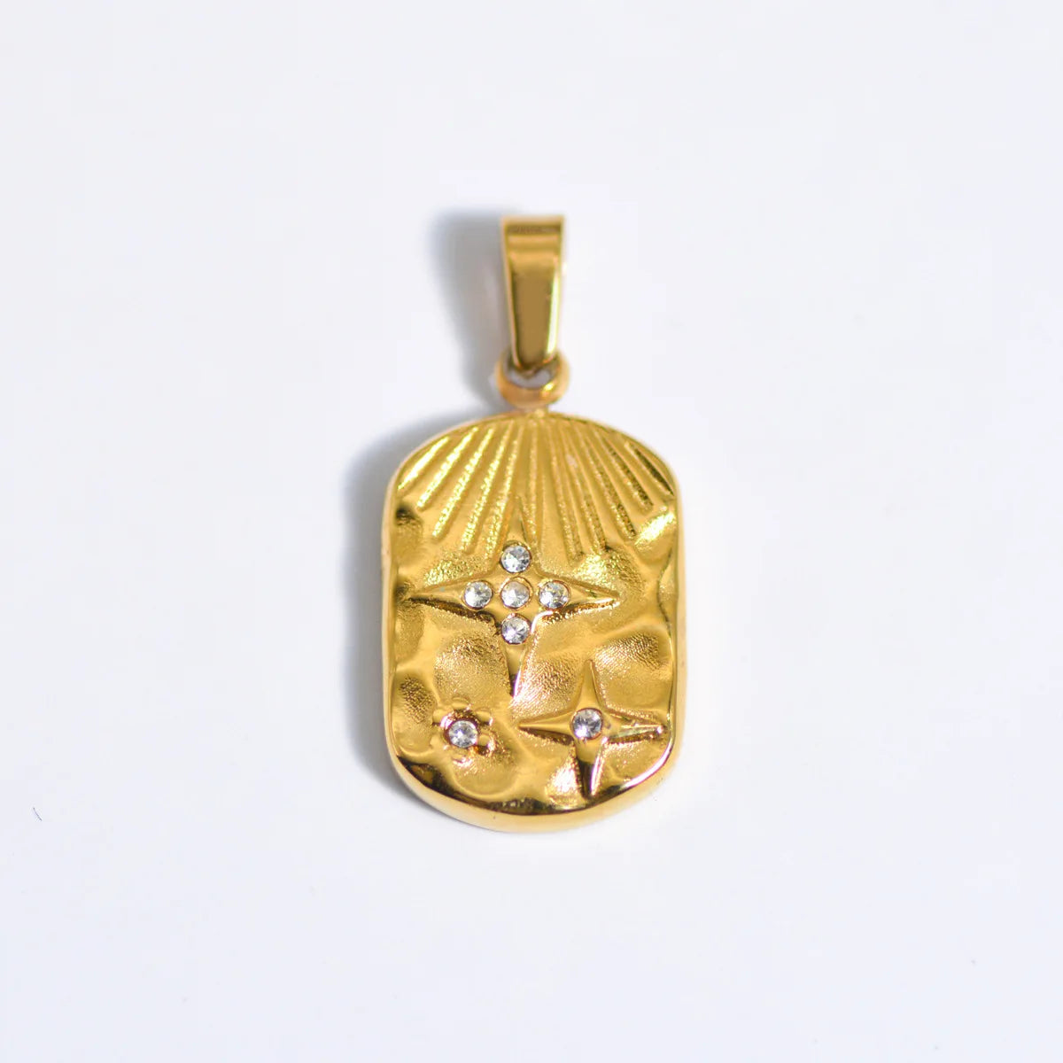 Stainless Steel Natural Stone & Oil Drop Pendants, DIY Jewelry Making Accessories