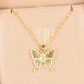 Hypoallergenic Stainless Steel 18k Gold Plated Zircon Heart Pearl Pendant Necklace for Women